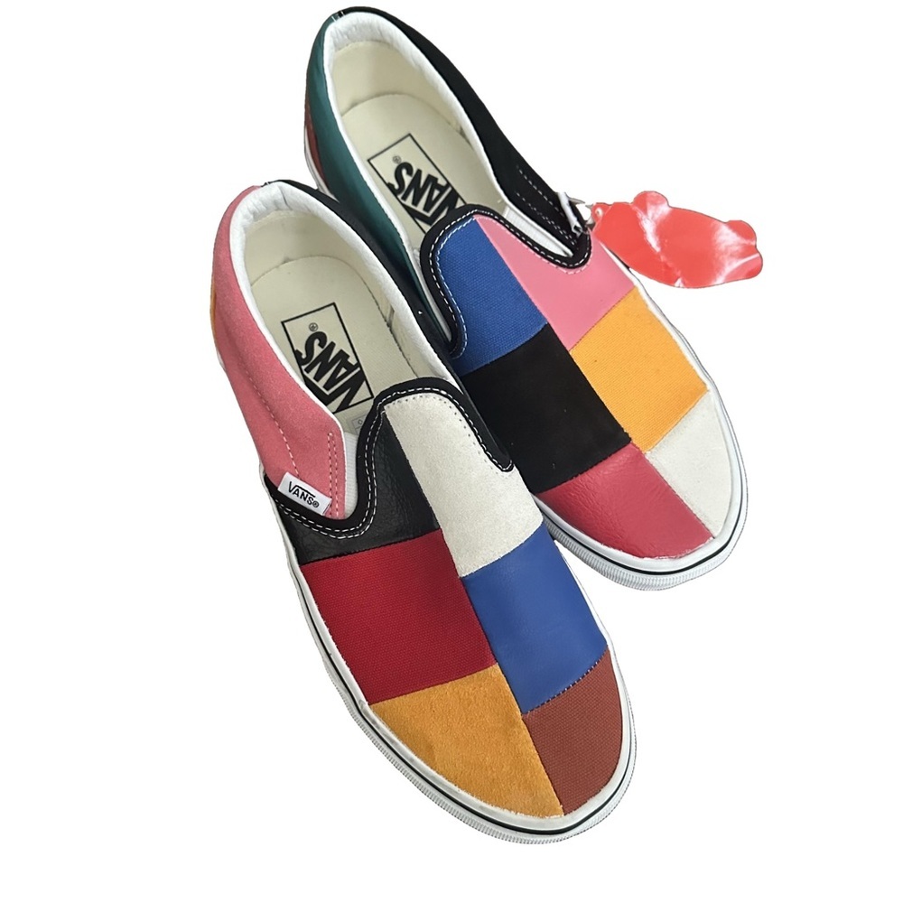 Vans Slip on Patchwork Sz 8.5 Women